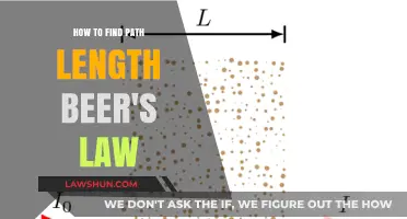 Finding Path Length in Beer's Law: A Comprehensive Guide
