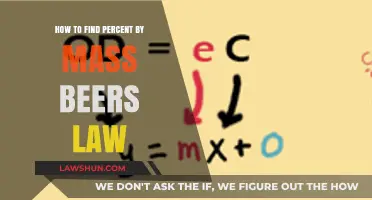 Mastering Beer's Law: Calculating Percent by Mass in Solutions