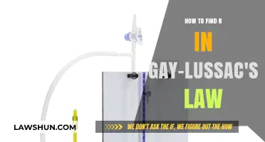 Finding R in Gay-Lussac's Law: A Step-by-Step Guide
