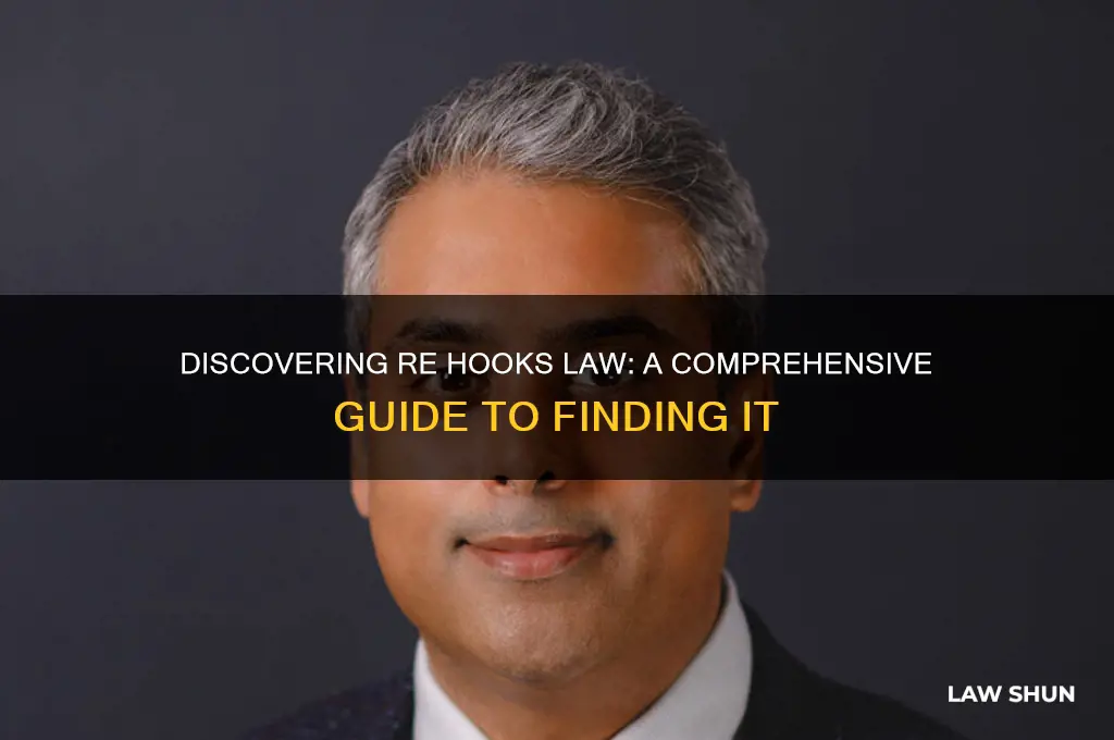 how to find re hooks law