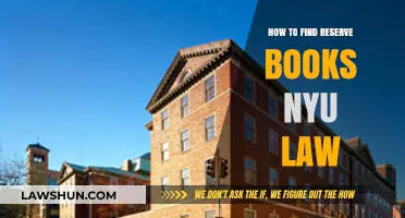 Finding Reserve Books at NYU Law: A Step-by-Step Guide