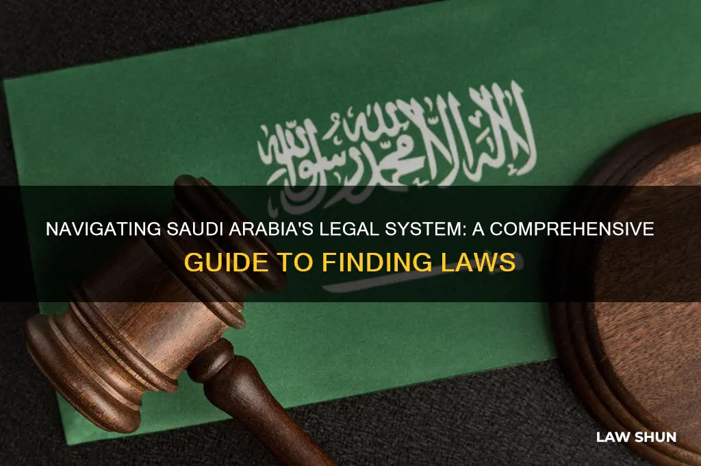 how to find saudi arabia laws