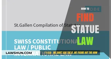 Discovering Statute Law: A Comprehensive Guide to Locating Legal Codes