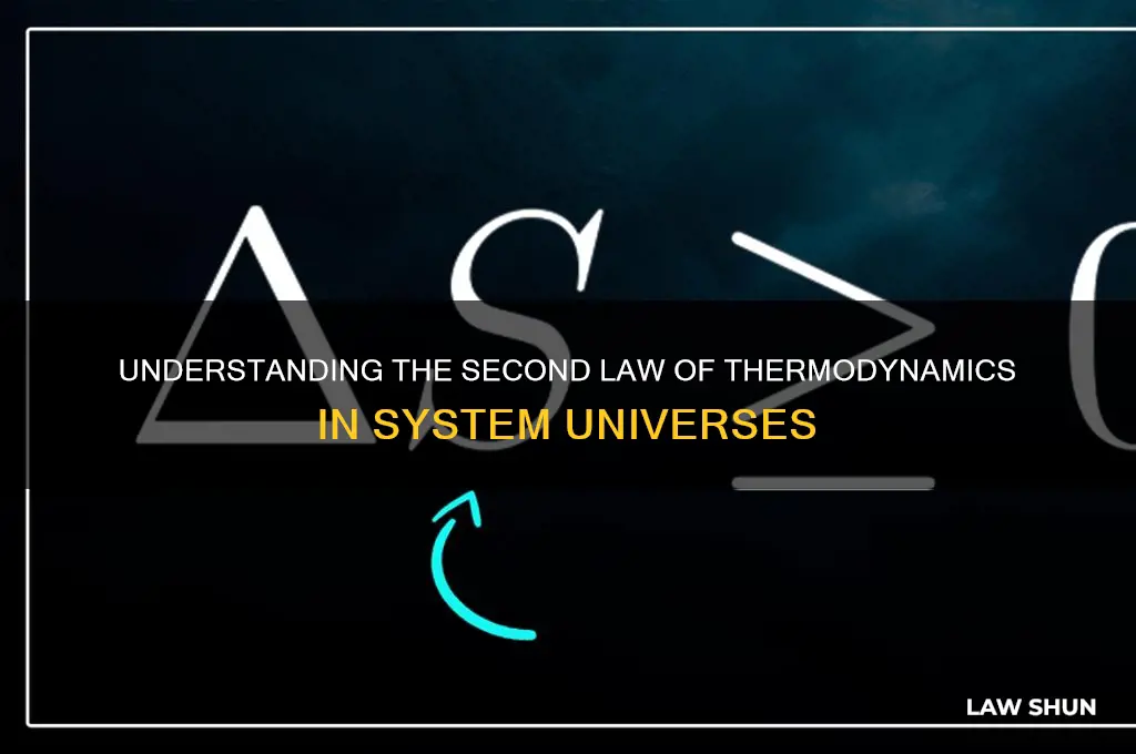 how to find system univ 2nd law thermodynamics