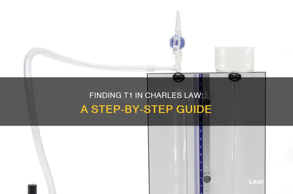 how to find t1 in charles law