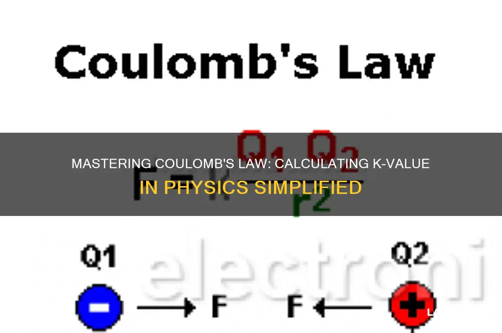 how to find the calculate k value physics coloumbs law