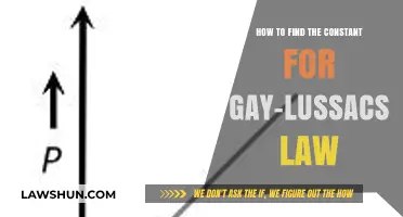 Finding the Constant in Gay-Lussac's Law: A Step-by-Step Guide