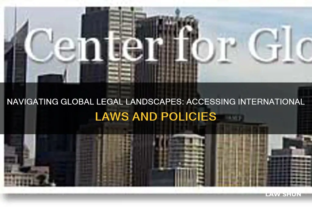 how to find the laws and policy of other countries