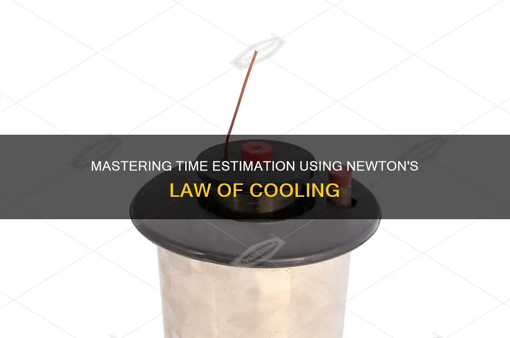 how to find time with netwons law of cooling