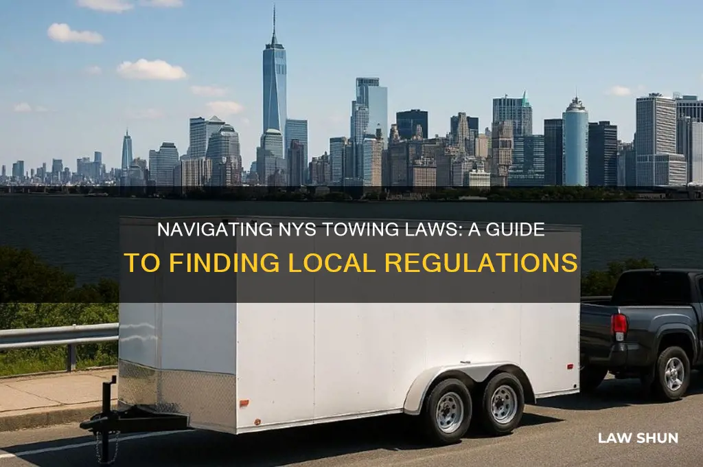 how to find tow3n laws in nys