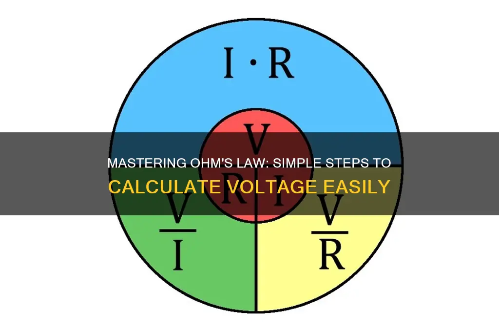 how to find voltage in ohm