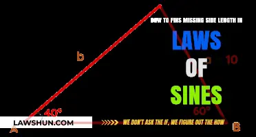 Mastering the Law of Sines: Finding Missing Side Lengths Simplified