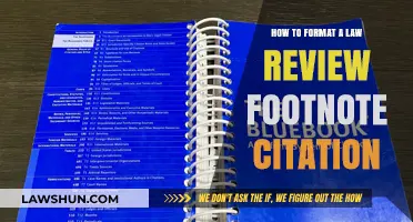 Mastering Law Review Footnote Citations: A Comprehensive Formatting Guide