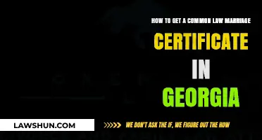 Common Law Marriage: Getting Certified in Georgia