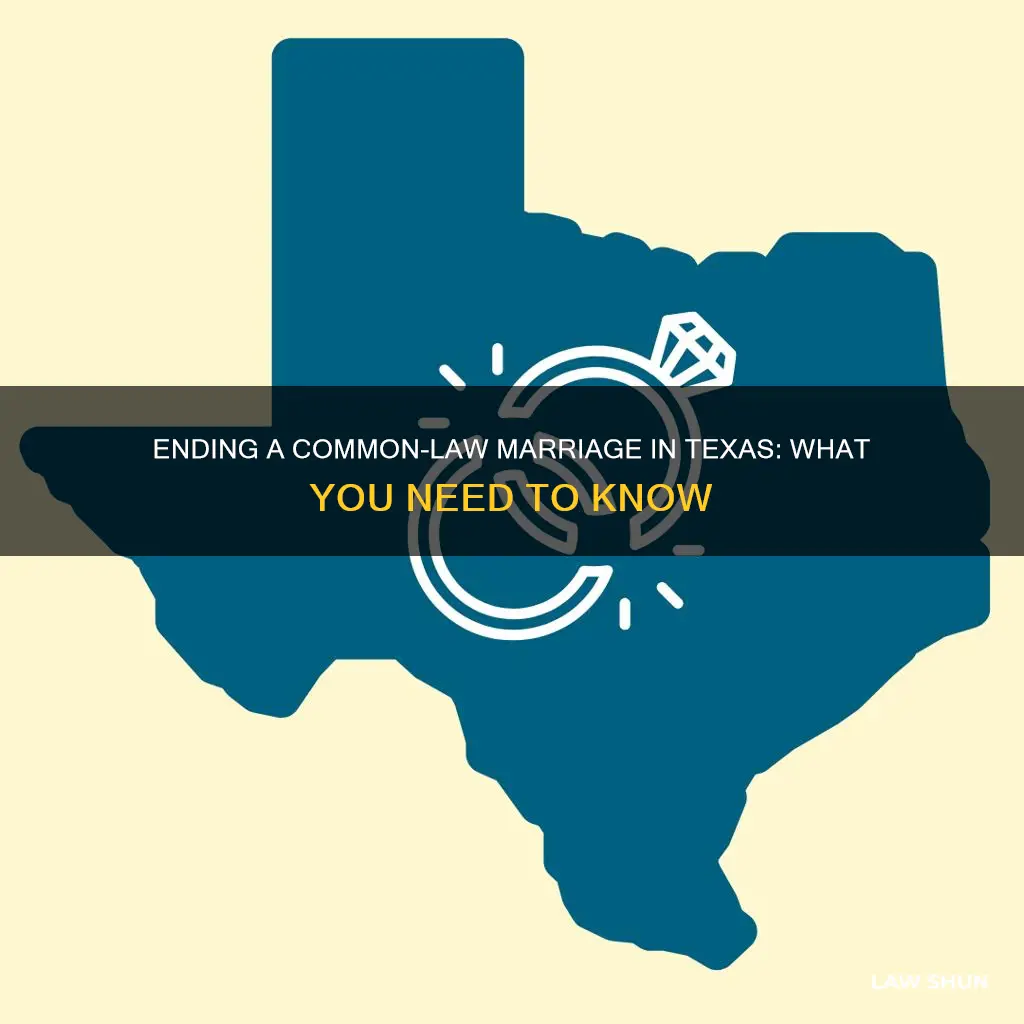 how to get out of common law marriage in texas