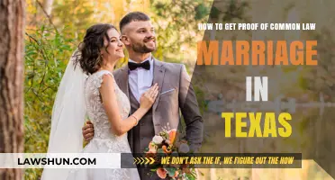Proving Common Law Marriage in Texas: Steps and Evidence
