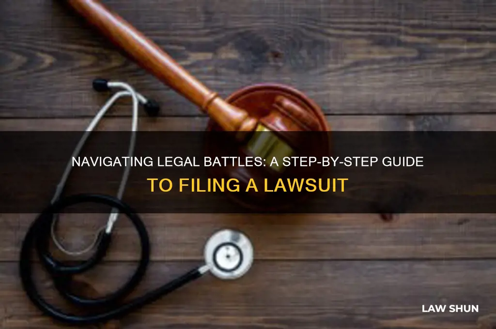 how to go about a law suit