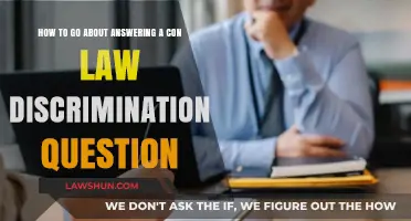 Mastering Con Law Discrimination Questions: A Strategic Approach