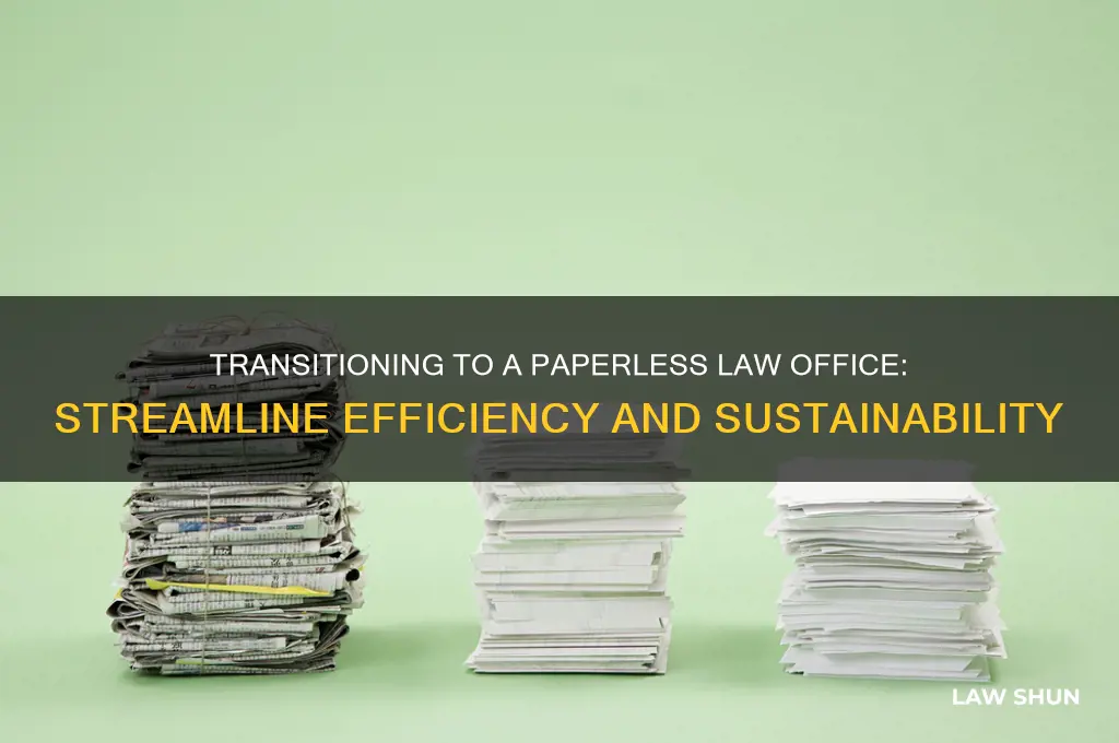 how to go paperless in a law office