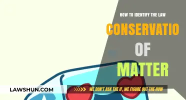 Understanding the Law of Conservation of Matter: Key Identification Tips