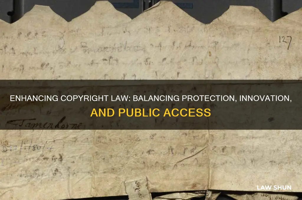 how to improve copyright law