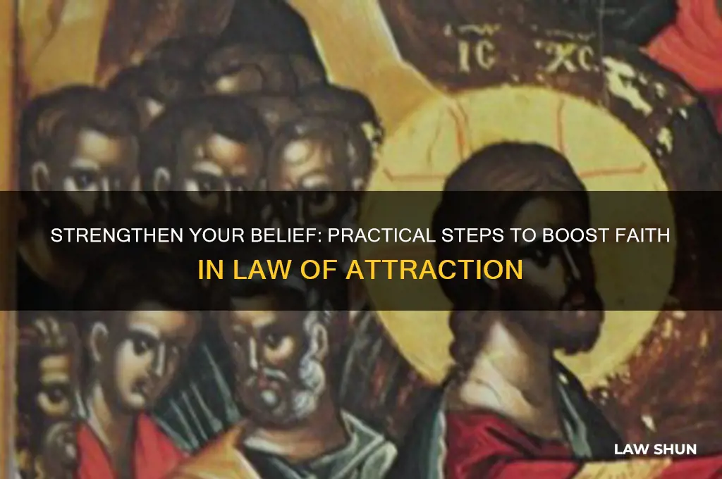 how to increase faith in law of attraction