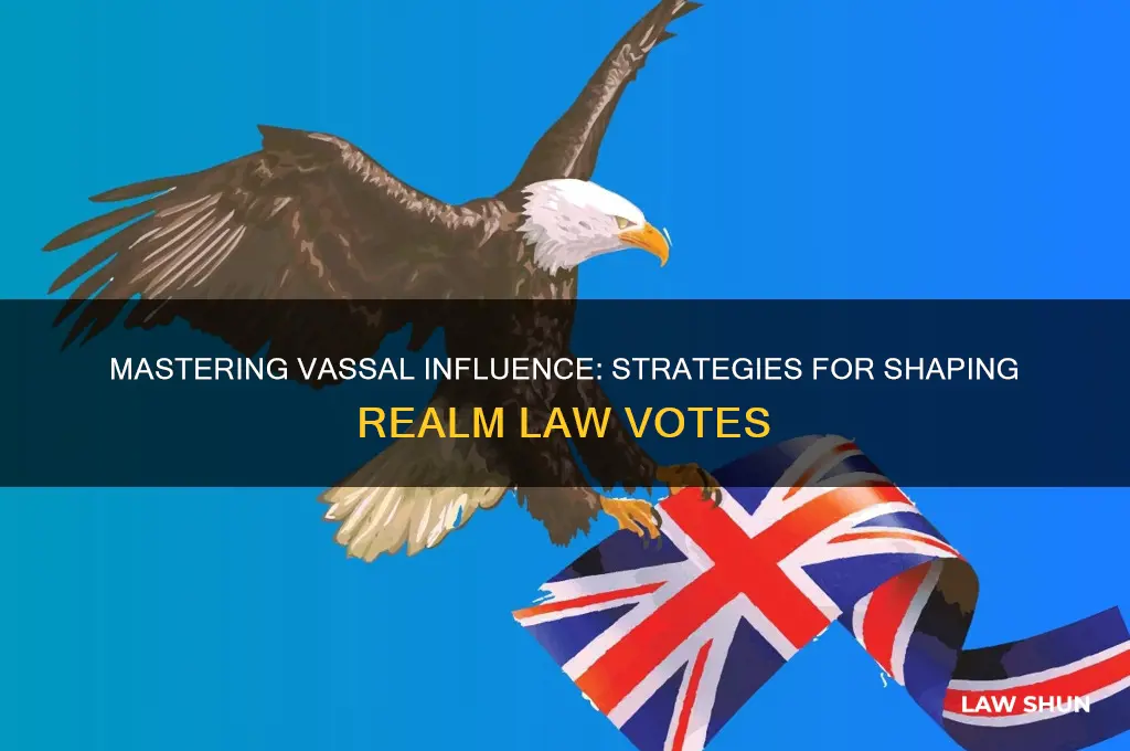 how to influence vassals to vote on realm laws