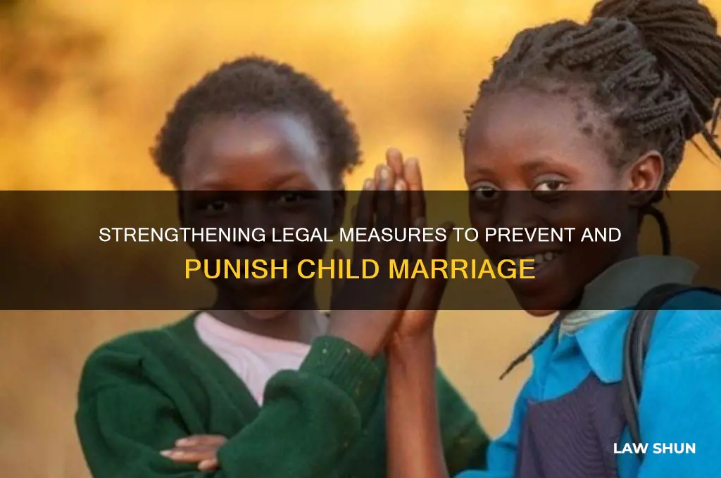 how to inforce child marriage laws