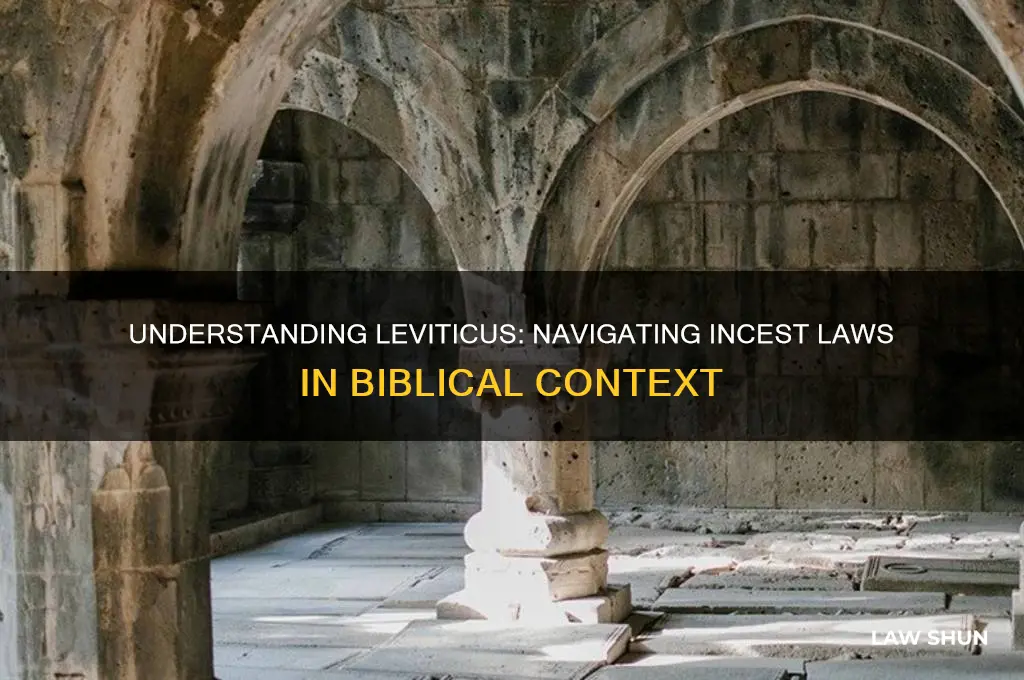 how to interpret the laws in leviticus regarding incest