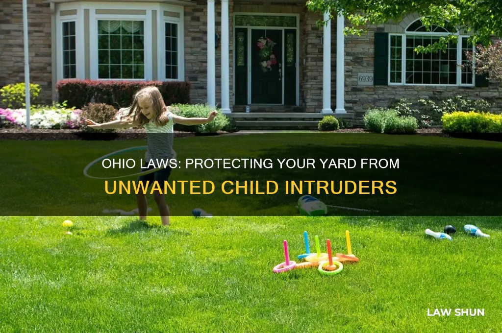 how to keep children from your yard ohio laws