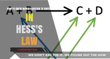 Mastering Hess's Law: Identifying Equations to Switch for Accurate Calculations