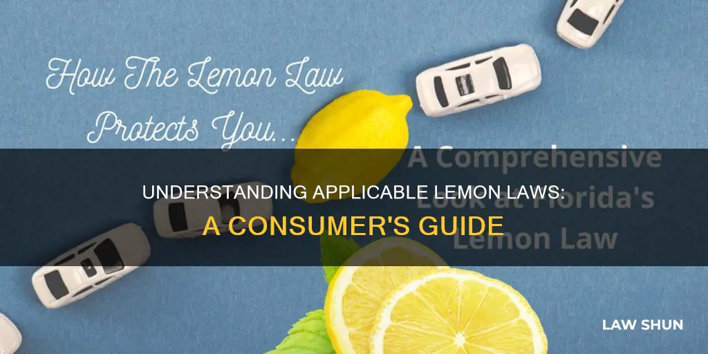 how to know which lemon law applies