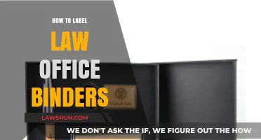 Efficient Law Office Binder Labeling: Tips for Organized Legal Documentation
