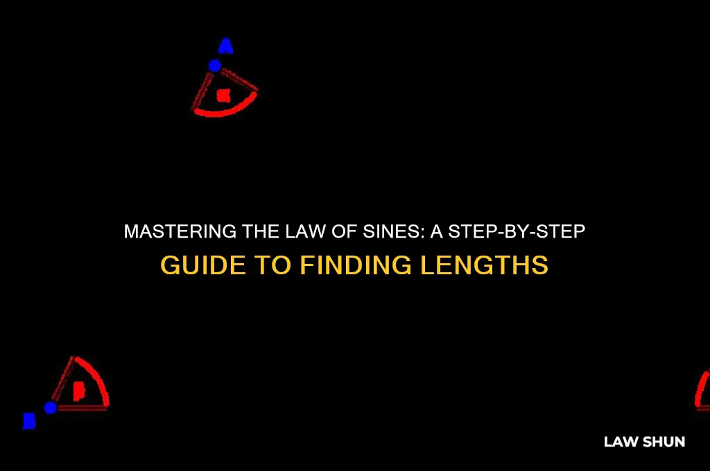 how to law of sines find length