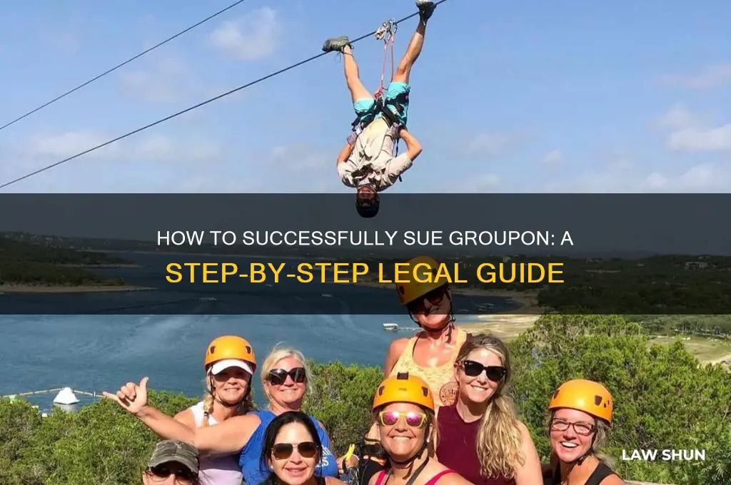 how to law suit sue groupon
