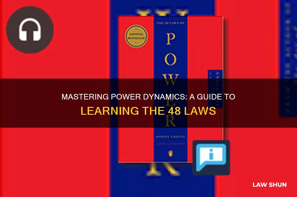 how to learn the 48 laws of power