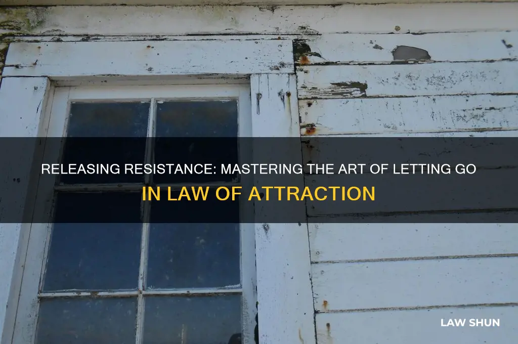 how to let go in law of attraction
