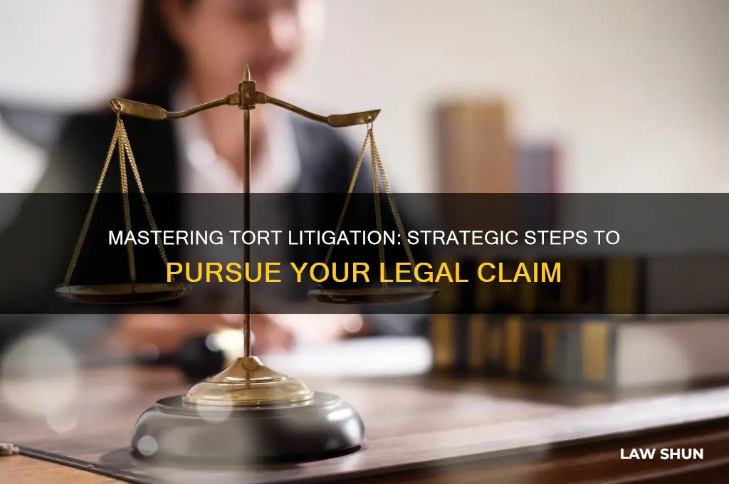 how to litigate a course of action in tort law