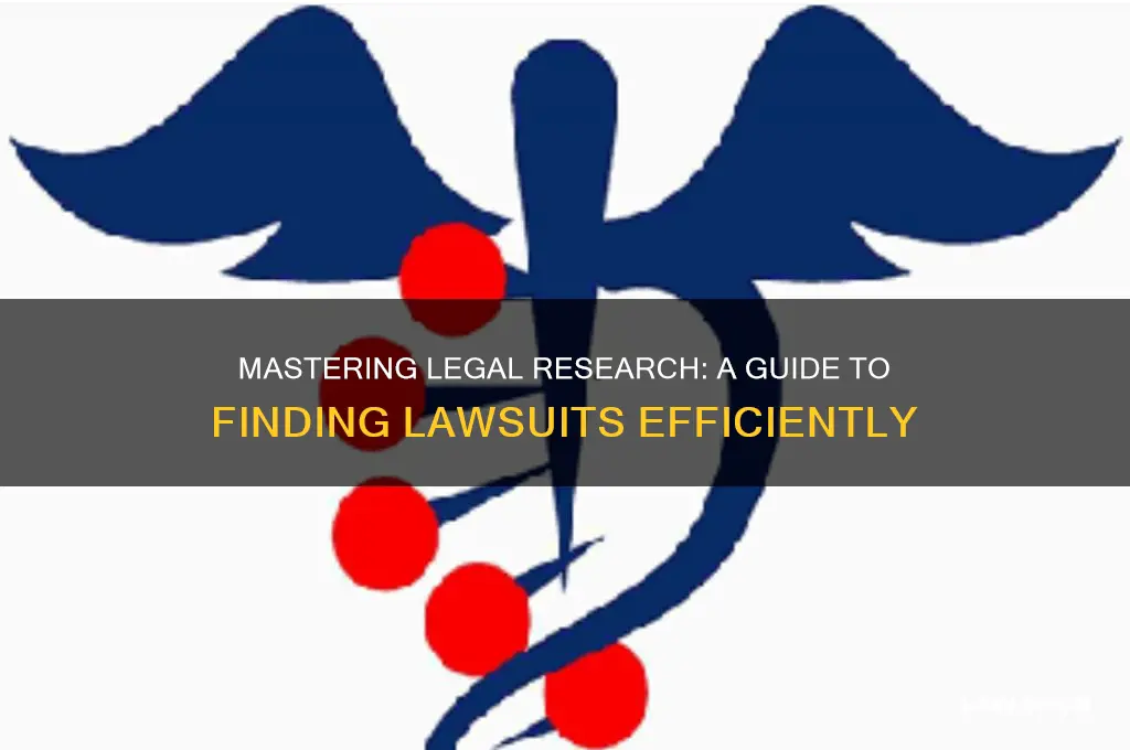 how to look up law suits
