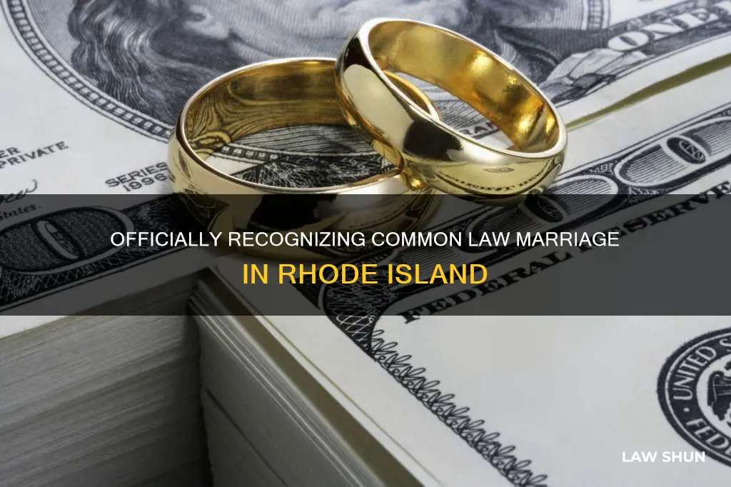 how to make common law marriage official in ri