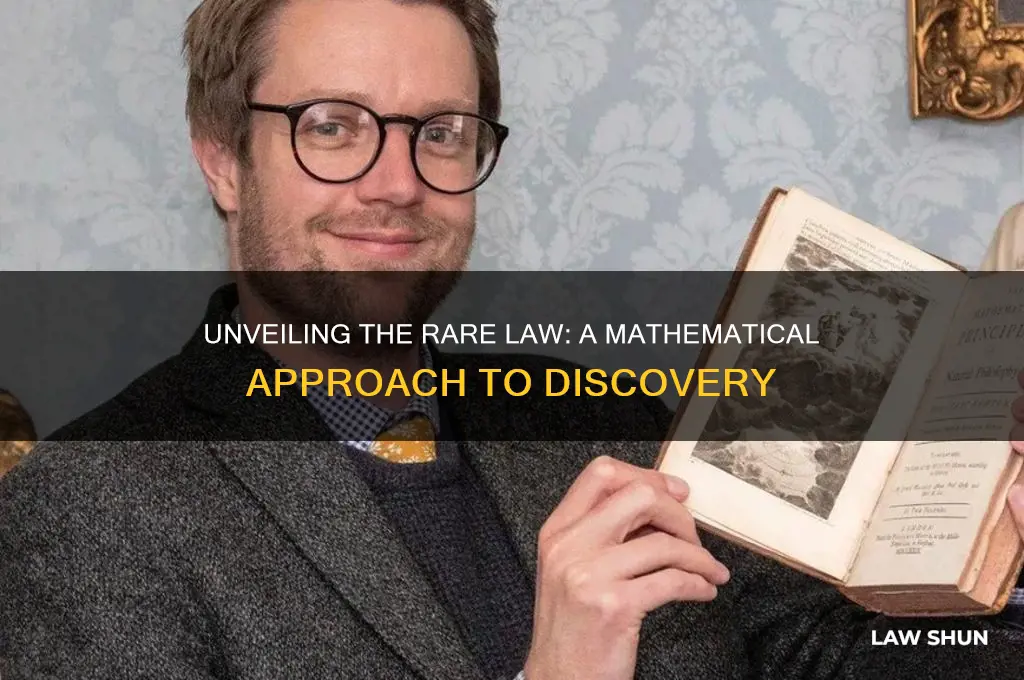 how to mathetmically find the rare law