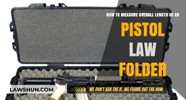 Measuring AR Pistol Law Folder Overall Length: A Comprehensive Guide