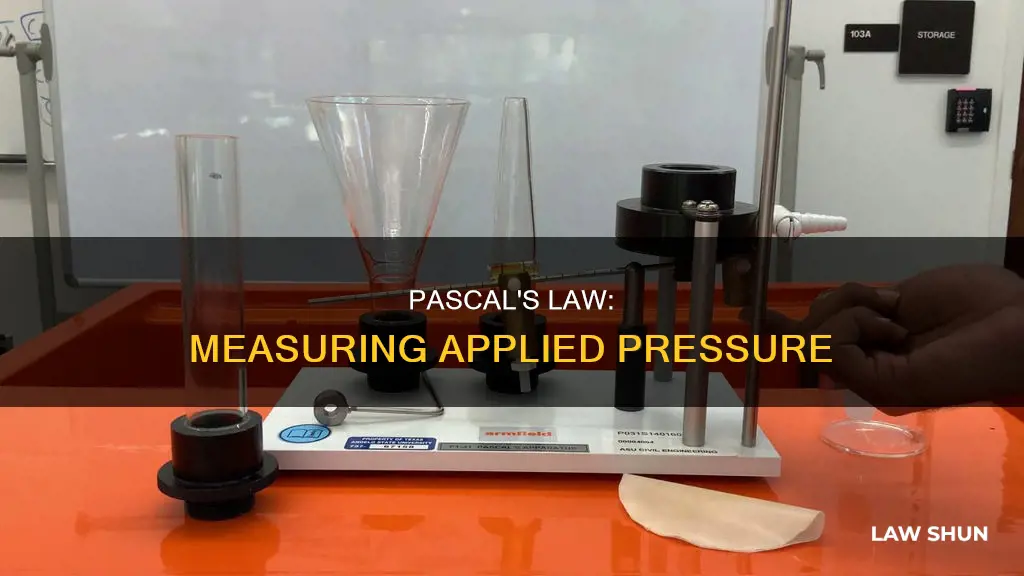 how to measure pressure applied pascal