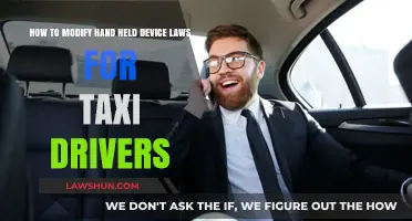 Revamping Handheld Device Laws: Enhancing Safety for Taxi Drivers