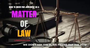 Mastering Judgment as a Matter of Law: Strategic Steps for Legal Success