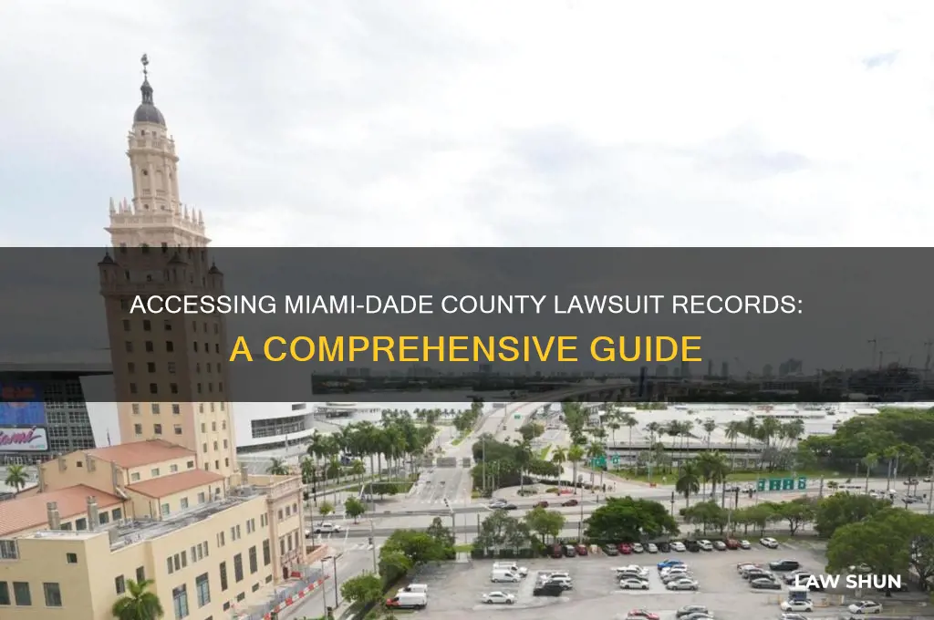how to obtain law suit information in miami dade county