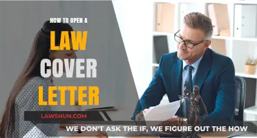 Crafting a Compelling Law Cover Letter: Essential Opening Strategies