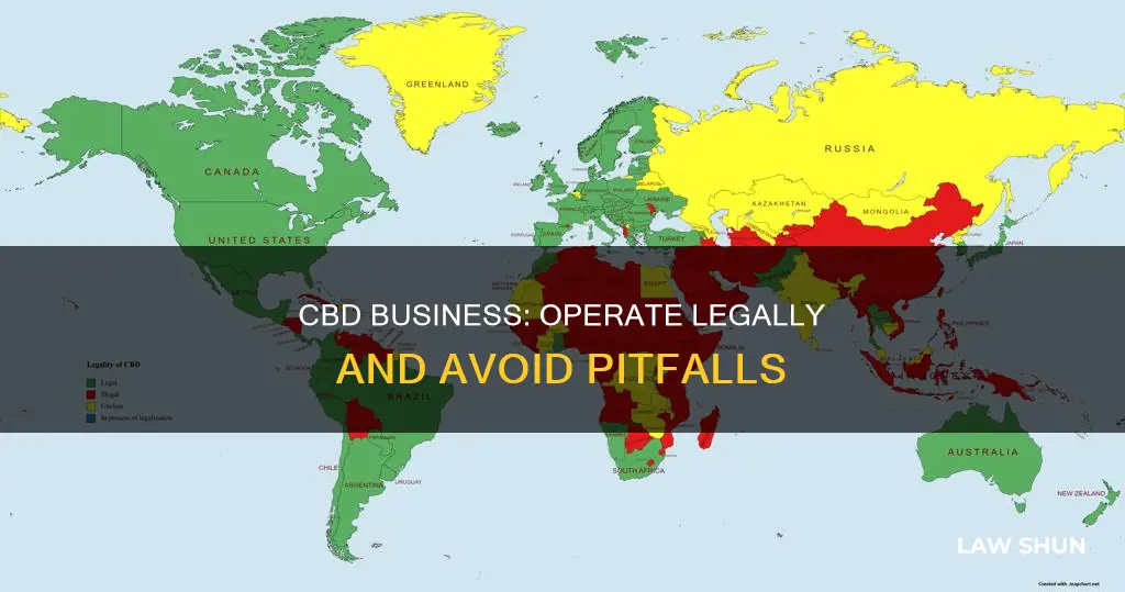 how to operate a cbd business without breaking the law