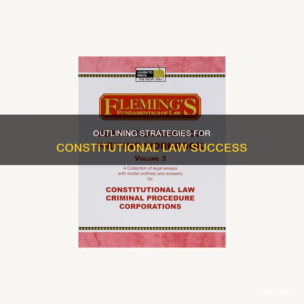 how to outline for constitutional law