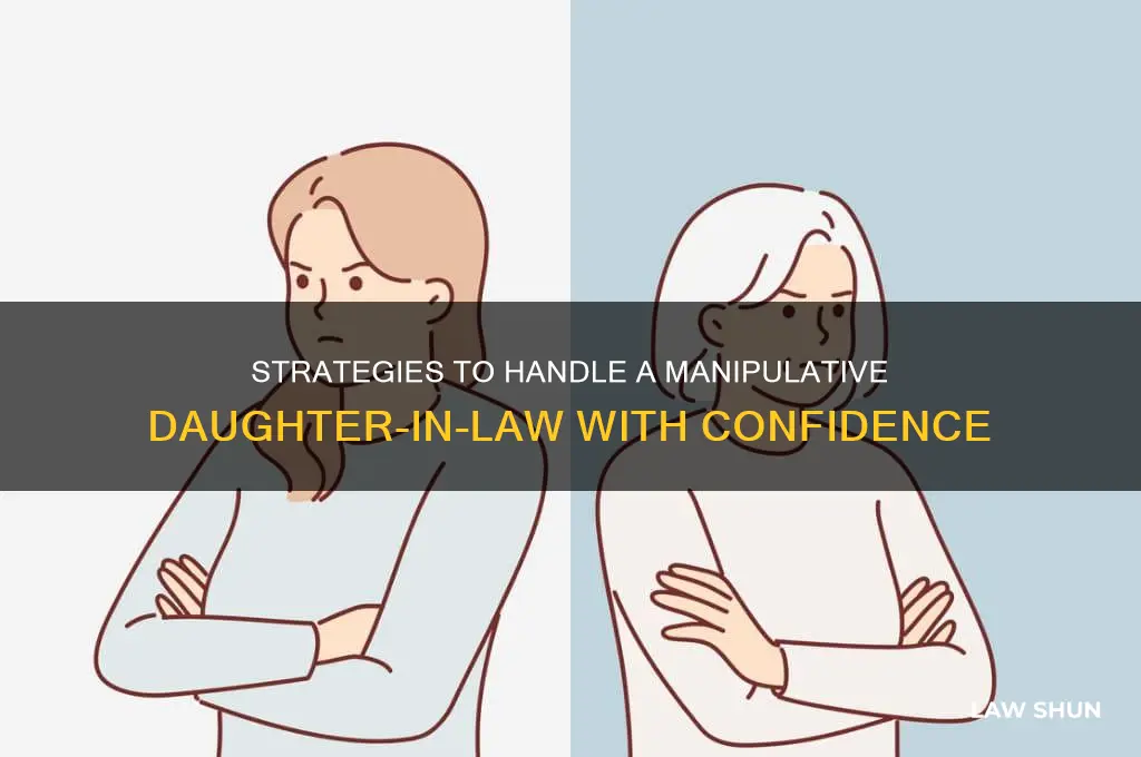 how to outsmart a manipulative daughter in law